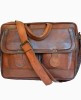 Vintage Genuine Leather Office Bag Laptop Shoulder Briefcase